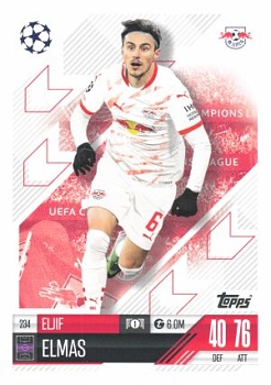 Eljif Elmas RB Leipzig 2024/25 Topps Match Attax UEFA Club Competitions #234