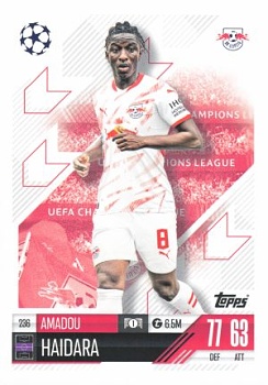 Amadou Haidara RB Leipzig 2024/25 Topps Match Attax UEFA Club Competitions #236