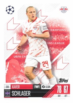 Xaver Schlager RB Leipzig 2024/25 Topps Match Attax UEFA Club Competitions #239