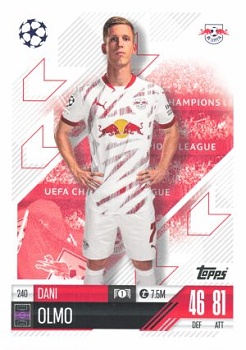 Dani Olmo RB Leipzig 2024/25 Topps Match Attax UEFA Club Competitions #240