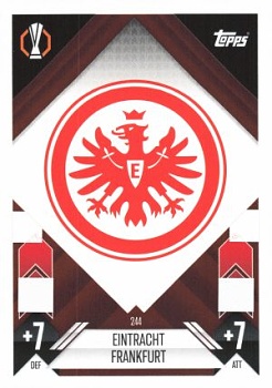 Team Badge Eintracht Frankfurt 2024/25 Topps Match Attax UEFA Club Competitions #244