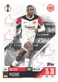Willian Pacho Eintracht Frankfurt 2024/25 Topps Match Attax UEFA Club Competitions #246