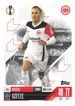 Mario Gotze Eintracht Frankfurt 2024/25 Topps Match Attax UEFA Club Competitions #249