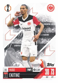 Hugo Ekitike Eintracht Frankfurt 2024/25 Topps Match Attax UEFA Club Competitions #252