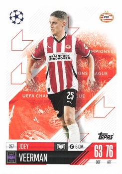 Joey Veerman PSV Eindhoven 2024/25 Topps Match Attax UEFA Club Competitions #257