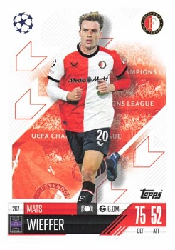 Mats Wieffer Feyenoord 2024/25 Topps Match Attax UEFA Club Competitions #267