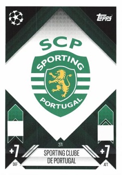Team Badge Sporting CP 2024/25 Topps Match Attax UEFA Club Competitions #271