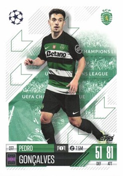 Pedro Goncalves Sporting CP 2024/25 Topps Match Attax UEFA Club Competitions #277