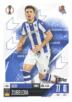 Igor Zubeldia Real Sociedad 2024/25 Topps Match Attax UEFA Club Competitions #282
