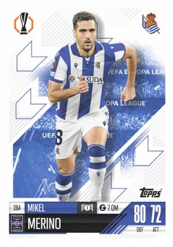 Mikel Merino Real Sociedad 2024/25 Topps Match Attax UEFA Club Competitions #284