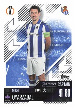Mikel Oyarzabal Real Sociedad 2024/25 Topps Match Attax UEFA Club Competitions Captain #286
