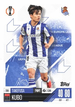Takefusa Kubo Real Sociedad 2024/25 Topps Match Attax UEFA Club Competitions #288