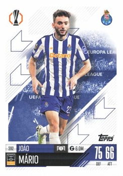 Joao Mario FC Porto 2024/25 Topps Match Attax UEFA Club Competitions #292