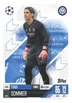 Yann Sommer Internazionale Milano 2024/25 Topps Match Attax UEFA Club Competitions #299