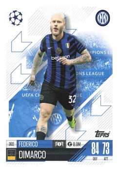 Federico Dimarco Internazionale Milano 2024/25 Topps Match Attax UEFA Club Competitions #302
