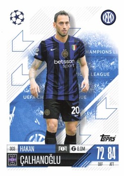 Hakan Calhanoglu Internazionale Milano 2024/25 Topps Match Attax UEFA Club Competitions #303