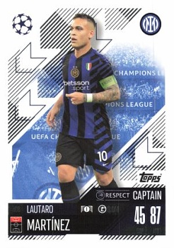 Lautaro Martinez Internazionale Milano 2024/25 Topps Match Attax UEFA Club Competitions Captain #306