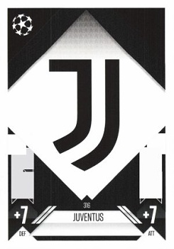 Team Badge Juventus FC 2024/25 Topps Match Attax UEFA Club Competitions #316