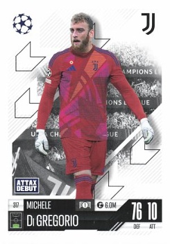 Michele Di Gregorio Juventus FC 2024/25 Topps Match Attax UEFA Club Competitions #317