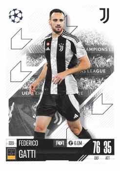 Federico Gatti Juventus FC 2024/25 Topps Match Attax UEFA Club Competitions #320