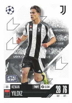 Andrea Cambiaso Juventus FC 2024/25 Topps Match Attax UEFA Club Competitions #322