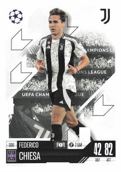 Federico Chiesa Juventus FC 2024/25 Topps Match Attax UEFA Club Competitions #330