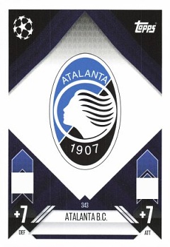 Team Badge Atalanta BC 2024/25 Topps Match Attax UEFA Club Competitions #343