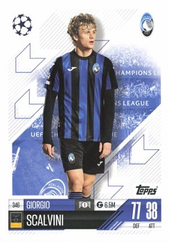 Giorgio Scalvini Atalanta BC 2024/25 Topps Match Attax UEFA Club Competitions #346