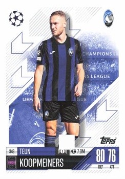 Teun Koopmeiners Atalanta BC 2024/25 Topps Match Attax UEFA Club Competitions #348