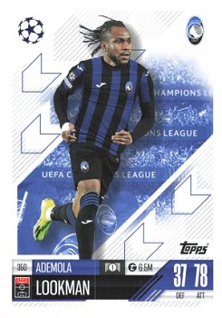 Ademola Lookman Atalanta BC 2024/25 Topps Match Attax UEFA Club Competitions #350