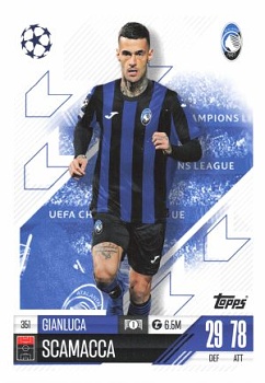 Gianluca Scamacca Atalanta BC 2024/25 Topps Match Attax UEFA Club Competitions #351