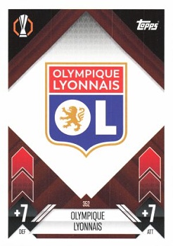 Team Badge Olympique Lyonnais 2024/25 Topps Match Attax UEFA Club Competitions #352