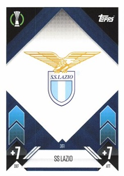 Team Badge Lazio Roma 2024/25 Topps Match Attax UEFA Club Competitions #361