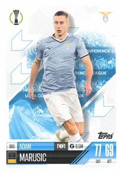 Adam Marusic Lazio Roma 2024/25 Topps Match Attax UEFA Club Competitions #363