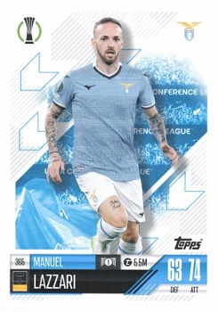 Manuel Lazarri Lazio Roma 2024/25 Topps Match Attax UEFA Club Competitions #365