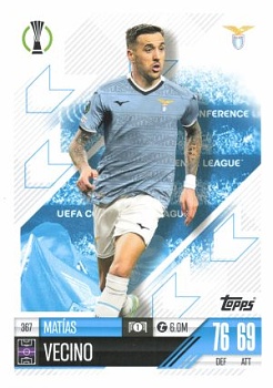 Matias Vecino Lazio Roma 2024/25 Topps Match Attax UEFA Club Competitions #367