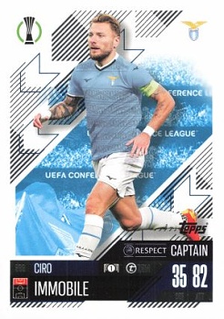 Ciro Immobile Lazio Roma 2024/25 Topps Match Attax UEFA Club Competitions Captain #369