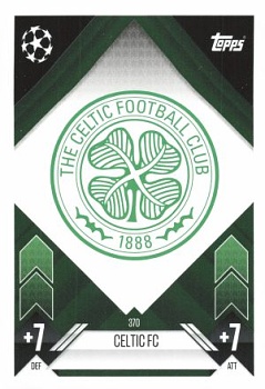 Team Badge Celtic Glasgow 2024/25 Topps Match Attax UEFA Club Competitions #370
