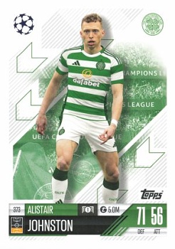 Alistair Johnston Celtic Glasgow 2024/25 Topps Match Attax UEFA Club Competitions #373