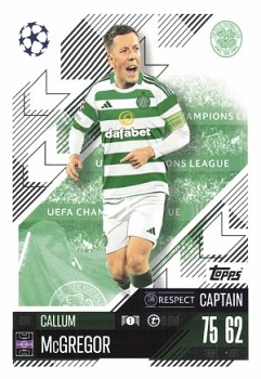 Callum McGregor Celtic Glasgow 2024/25 Topps Match Attax UEFA Club Competitions Captain #374