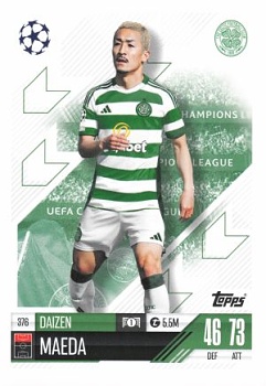 Daizen Maeda Celtic Glasgow 2024/25 Topps Match Attax UEFA Club Competitions #376