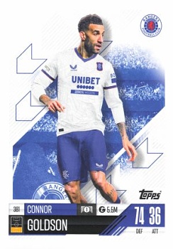 Connor Goldson Glasgow Rangers 2024/25 Topps Match Attax UEFA Club Competitions #381