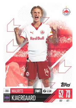 Maurits Kjaergaard Red Bull Salzburg 2024/25 Topps Match Attax UEFA Club Competitions #393