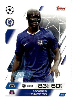 Moises Caicedo Chelsea Topps Match Attax UEFA Club Competitions 2025/26 #69