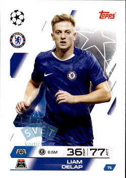 Liam Delap Chelsea Topps Match Attax UEFA Club Competitions 2025/26 #71