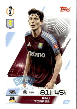 Pau Torres Aston Villa Topps Match Attax UEFA Club Competitions 2025/26 #85