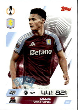 Ollie Watkins Aston Villa Topps Match Attax UEFA Club Competitions 2025/26 #89
