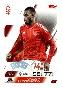 Callum Hudson-Ofoi Nottingham Forest Topps Match Attax UEFA Club Competitions 2025/26 #99
