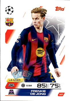 Frenkie de Jong FC Barcelona Topps Match Attax UEFA Club Competitions 2025/26 #107