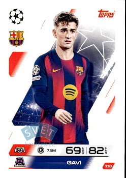 Gavi FC Barcelona Topps Match Attax UEFA Club Competitions 2025/26 #110